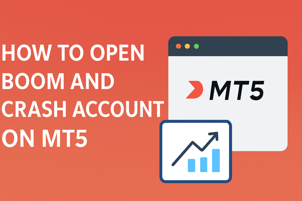 How to open boom and crash account