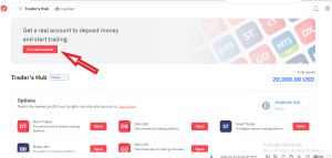 creating real deriv account