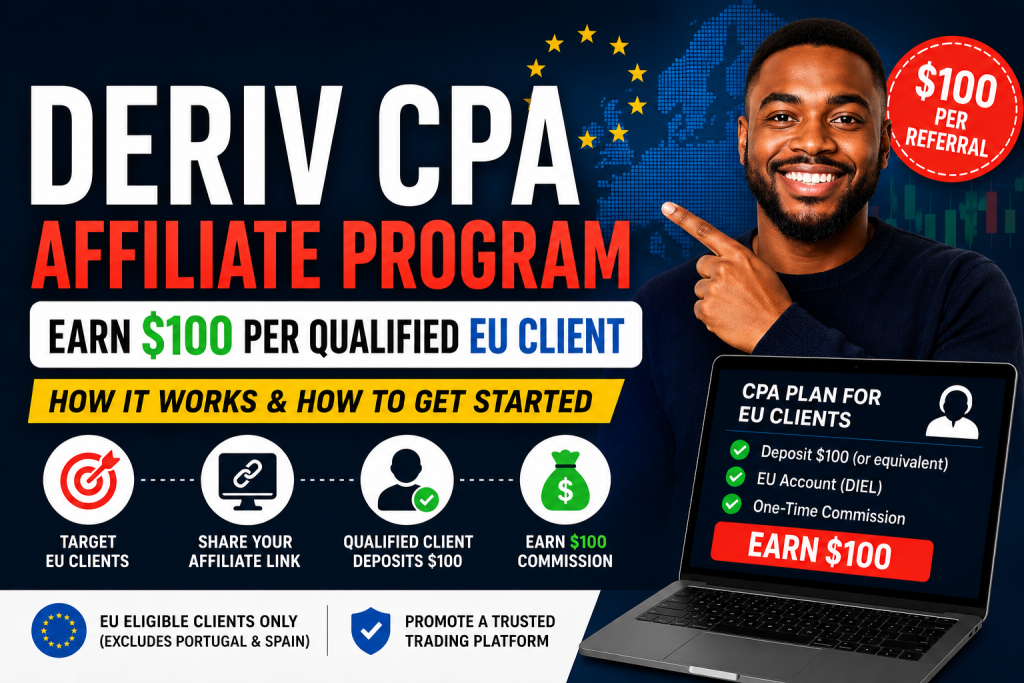 Deriv CPA Affiliate Program