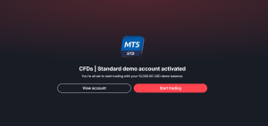 deriv cfd standard trading account