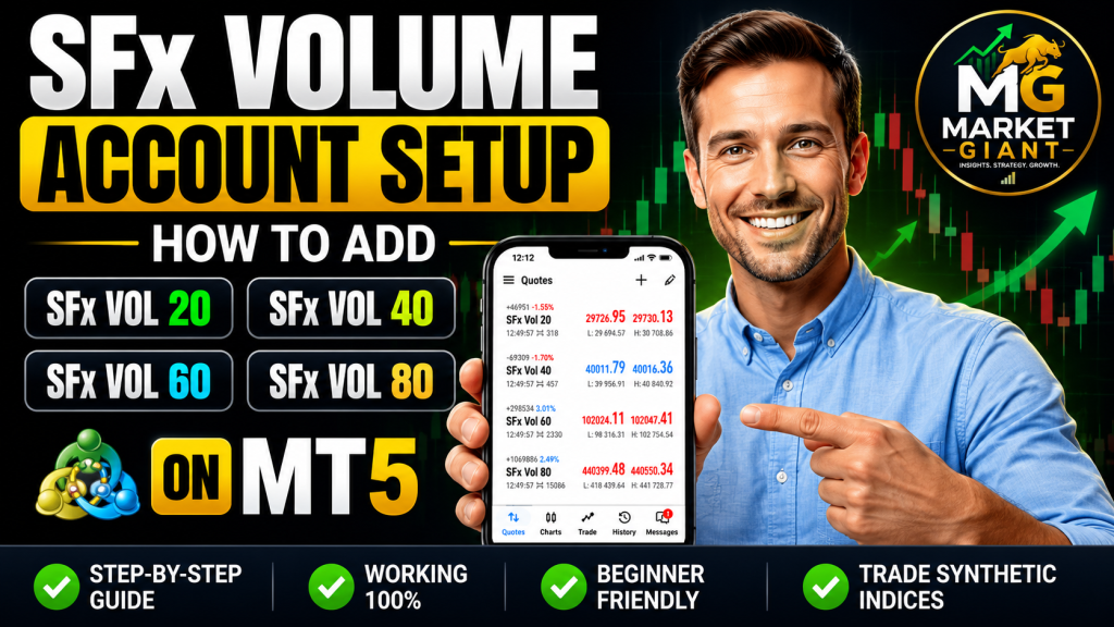 sfx volume account setup