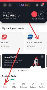 CFD standard account